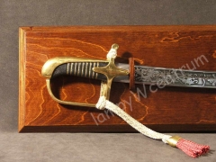 Polish lancer's sabre wz 21 complete with hanging tabloid. Inscription "HONOR AND DAY"