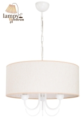 Lamp 3 chandelier, fiery 50cm, CASCADE white JUPITER 1531KA1bi