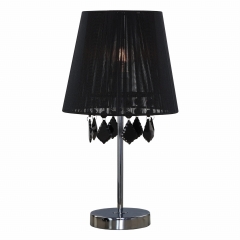 Mona Lampa nocna z abażurem 1 płom. czarna Light Prestige LP-5005/1TS 