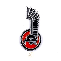 Lacquered badge with the 1st Armored Division badge under the command of General Stanisław Maczek - PINS