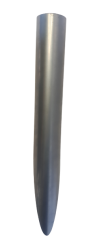 Kinkiet 1 płomienny Tuba metalowy szary E14 Przybylski