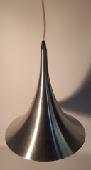 Lampa wisząca 1 płomienna metalowa dzwonek E27 BRILUX