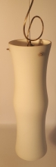 Lampa wisząca 1 płomienna Filar klosz biały matowy E27 Marbet