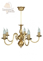 5 flame chandelier lamp. Flamand 0200/JP5 SOLAR