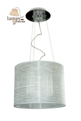 Chandelier lamp 4 flame silver MOON Sinus 1300D