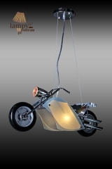 Lampa żyrandol 3 płomienny MOTOR HARLEY Sinus 2023