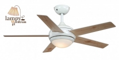 FRESCO WHITE ceiling fan with AireRyder FN52217 remote control