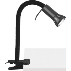 Flex lampa biurkowa na klips czarna Brilliant 24705T06