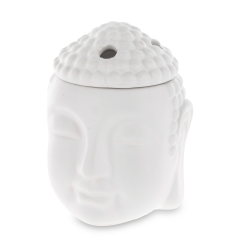 Kominek Zapachowy Głowa Mężczyzny ceramika biały 145640 Art-pol