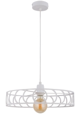 MOON Lampa wisząca Ø 38cm E27 biała Sigma 32043