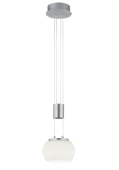 MADISON Lampa wisząca regulowana LED 8W 3000K satyna nikiel 342010107 TRIO