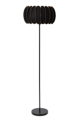 Spencer Lampa podłogowa z abażurem H 156cm czarna Spencer 34745/81/30 Lucide