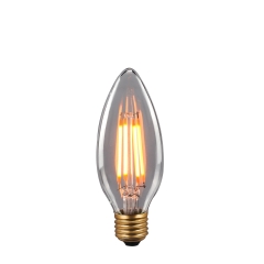 Retro LED bulb E27 6W świecowa Italux 380635