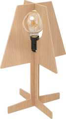Oak Lampa stołowa E27 jasne drewno Zuma LINE 4113603
