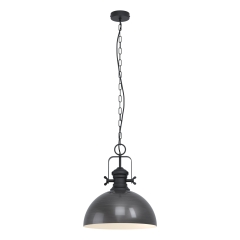 COMBWICH Lampa wisząca Ø 40cm 1 płom. czarna/kremowa EGLO 43052