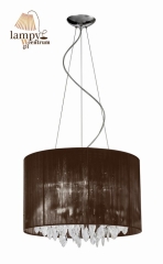 SIDNEY brown round 7-flame chandelier lamp Azzardo AZ0511