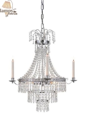 3-flame chandelier lamp MARIELUND chrome Markslojd 105156