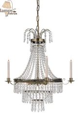 MARIELUND 3 flame chandelier lamp golden Markslojd 105157