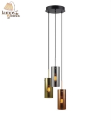 3-flame chandelier lamp STORM multicolor Markslojd 106072