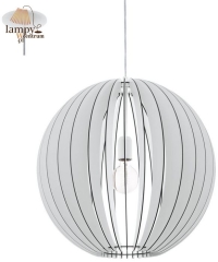 Single overhang lamp COSSANO white 50cm EGLO 94439