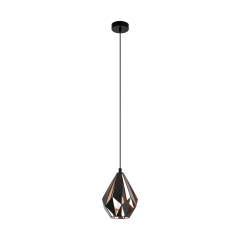 Carlton 1 hanging lamp Ø20.5 EGLO 49997
