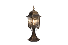 Volturno Lampa stojąca zewnętrzna H 47,5cm E27 rdzawo/czarna  505960128 Trio