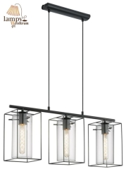 3 flame chandelier lamp LONCINO VINTAGE EGLO 49496