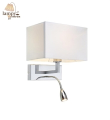 Wall lamp with LED SAVOY arm Markslojd 106307 chrome
