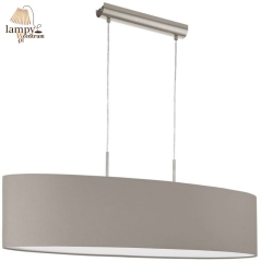 Lamp chandelier 2 flame PASTERI taupe large EGLO 31585