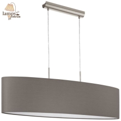 Lamp chandelier 2 flame PASTERI anthracite large EGLO 31587