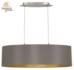 Lamp chandelier 2 flame MASERLO cappuccino EGLO 31614