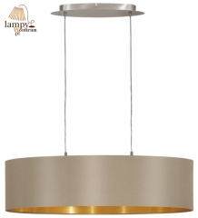 Lamp chandelier 2 flame MASERLO taupe EGLO 31613