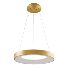 Giulia Lampa żyrandol LED Ø 48cm 3000K złota satyna Italux 5304-840RP-GD-3