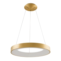 Giulia Lampa żyrandol LED Ø 60cm 3000K złota satyna Italux 5304-850RP-GD-3