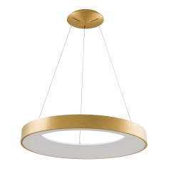 Giulia Lampa żyrandol LED Ø 80cm 3000K złota satyna  Italux 5304-880RP-GD-3