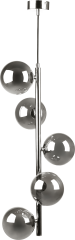 Luna Lampa wisząca 5xG9 chrom klosz dymiony Zuma LINE 5661