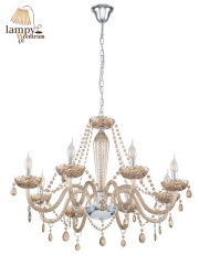 Lamp chandelier 8 flame BASILANO Glass Chandeliers EGLO 39093