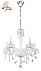 Lamp chandelier 5 flames CARPENTO Glass Chandeliers EGLO 39113