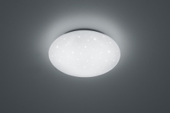 PAOLO Lampa plafon LED Ø 37cm 15W 4000K IP44 biała Trio 686014000