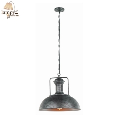 Single overhang lamp NADIA Italux MDM-2647/1 GR + BK