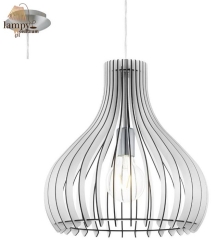 Single overhang lamp TINDORI white 38cm EGLO 96257