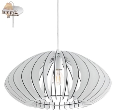 Single overhang lamp COSSANO 2 white 50cm EGLO 95254