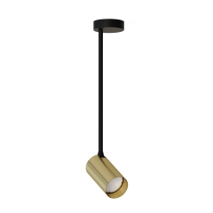 Lampa sufitowa MONO LONG M  1xGU10 IP20 kolor czarny/mosiądz Nowodvorski 7732