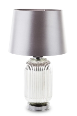 Lampa szklana z szarym kloszem 143536 Art-Pol