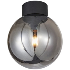 Astro lampa plafon 1 płom. Ø 25cm czarna Brilliant 85290/93