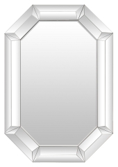 Lustro Rama z lustra szkło mdf srebrny 143926 Art-pol