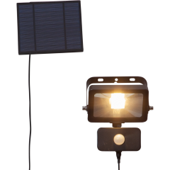 VILLAGRAPPA Lampa reflektor z czujnikiem ruchu solar LED IP44 czarny 900247 EGLO