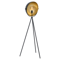 DARNIUS Lampa stojąca 1 płom. H 142cm czarna/złota EGLO 98458