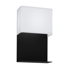GALDAKAO Lampa kinkiet LED z abażurem 5,4W 3000K czarna/biała EGLO 99069