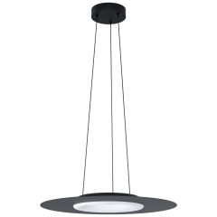 COMPO ROSSO-C Lampa wisząca LED RGB Ø 58cm 16W 2700-6500K czarna/biała EGLO 99125